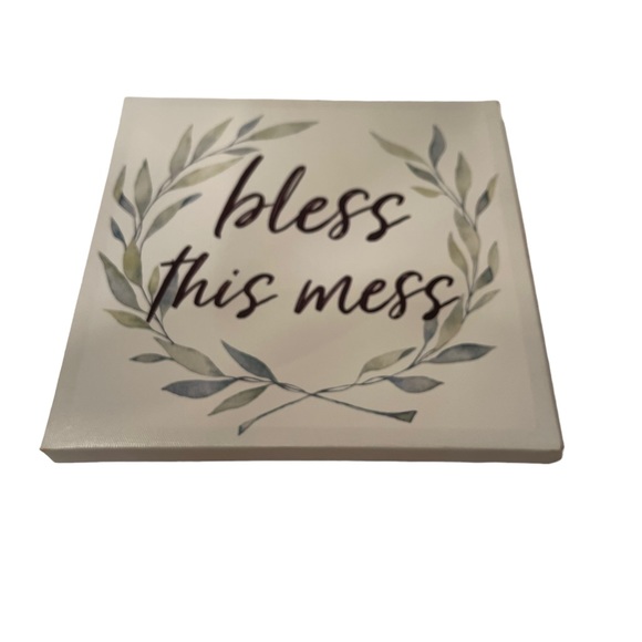 Bless This Mess Wall Placque NWOT - Picture 3 of 4